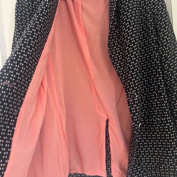 Anthropologie Filipa Textured Black & White Blazer Medium - Picture 8 of 12